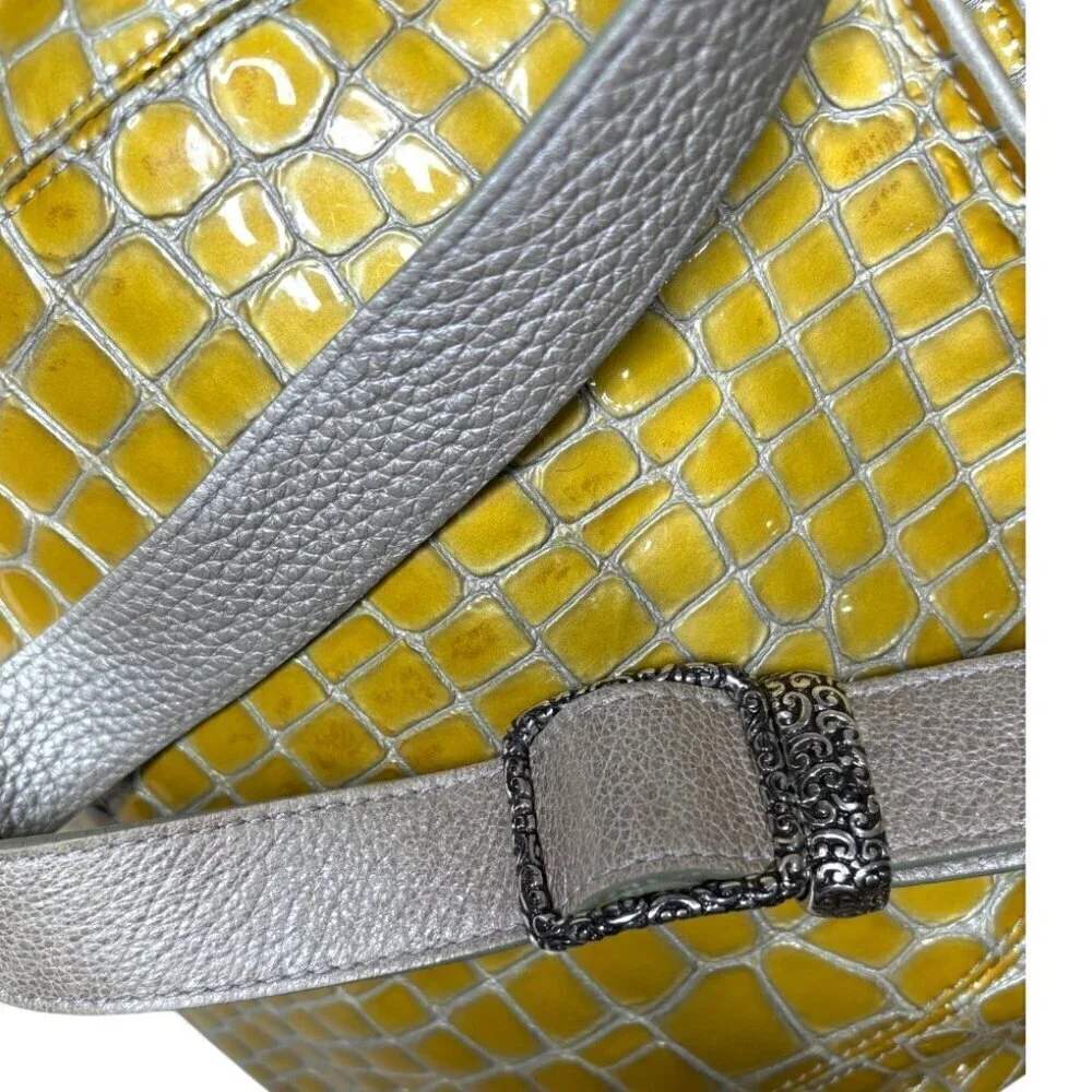 Brighton Jane Pale Gold Shoulder Bag with Silver Hardware